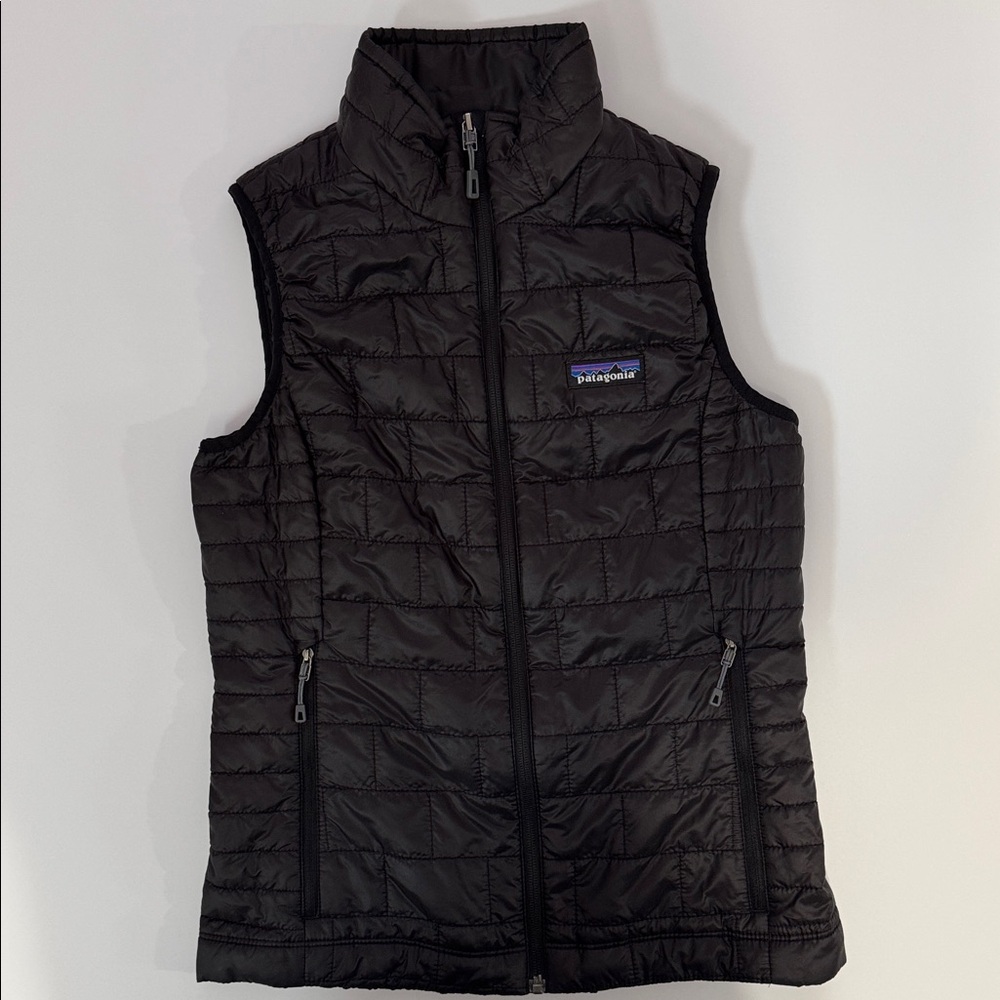 Patagonia women’s Nano sweater Vest Black size XS